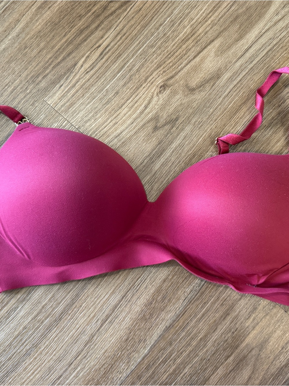 Victoria's Secret Hot Pink Smooth T-Shirt Bra